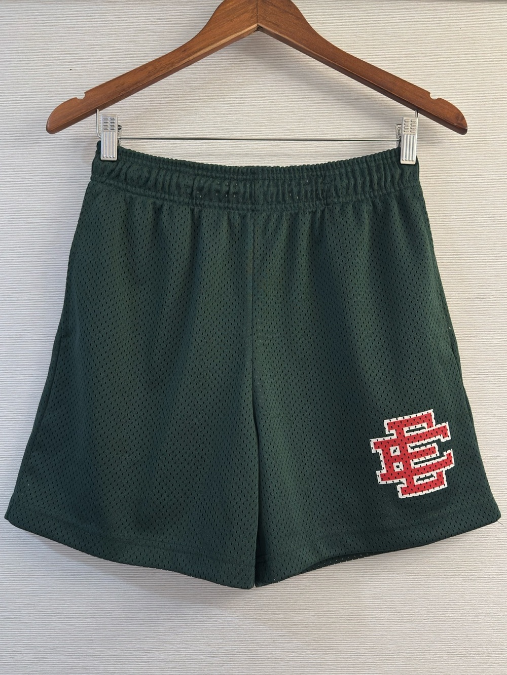 Eric Emanuel EE Basic Shorts Forest Green/Red Size Medium